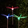 RGB LED-es szolár lámpa / pillangó vagy szitakötő