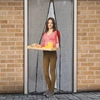Szúnyogháló függöny ajtóra - mágneses - 100 x 210 cm - Virág mintás