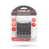 Akkumulátortöltő DC 5V USB 300mA 4x AA/AAA