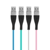 Adatkábel - microUSB  szilikon bevonat 1 m