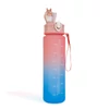 Sport kulacs - 750 ml - opálos - színátmenetes