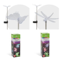 RGB LED-es szolár lámpa / pillangó vagy szitakötő