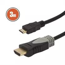 Mini HDMI - HDMI kábel 3 m