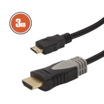 Mini HDMI - HDMI kábel 3 m