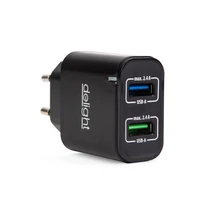 Hálózati 2x USB aljzat 5V 2.4A adapter