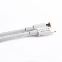 Adatkábel - Type-C / Type-C - fehér - 1 m - 3 A - 60 W