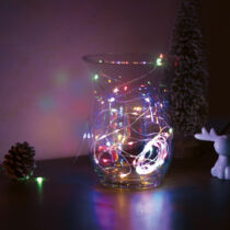 Karácsonyi LED fényfüzér - 5 m - 50 LED - multicolor - 3 x AA