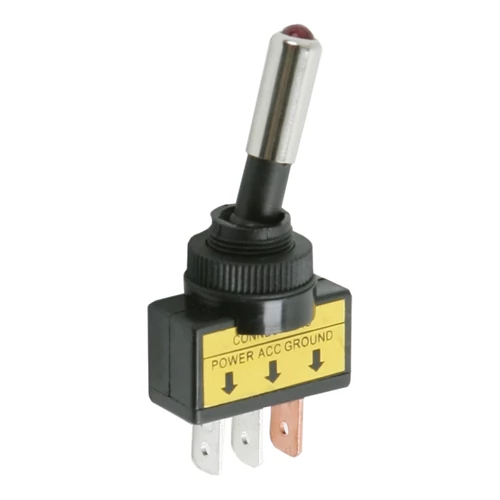 Karos kapcsoló 20 A - 12 V DC ON - OFF  LED-del