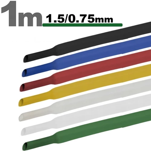 Zsugorcső 1 méter - 1,5/0,75 mm