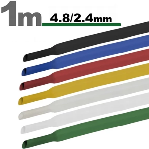 Zsugorcső 1 méter - 4,8/2,4 mm
