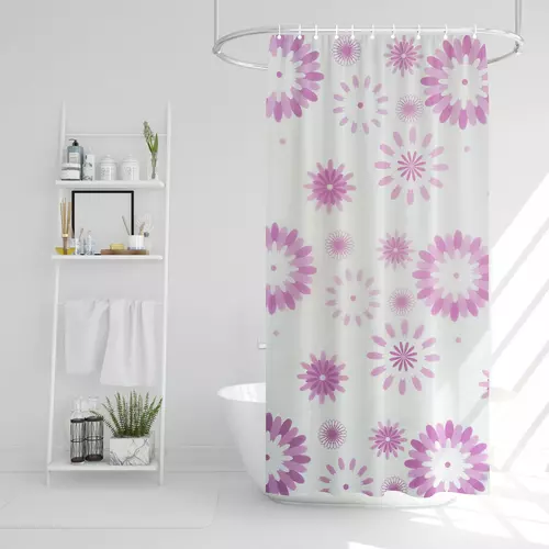 Fürdőszobai zuhanyzó zuhanyfüggöny - 180 x 180 cm 