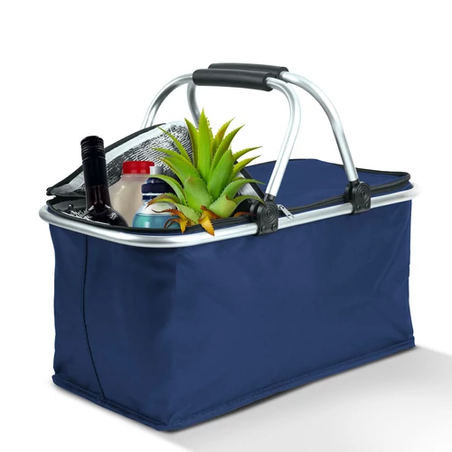 Thermo összecsukható bevásárlókosár - 49 x 28 x 25 cm - 21 L - 4 féle színben