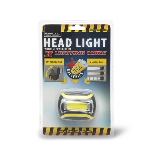 Fejlámpa COB LED