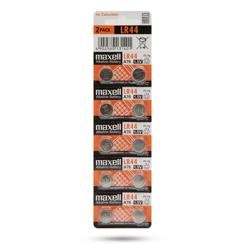 Gombelem LR44W alkáli 1.5V 10db