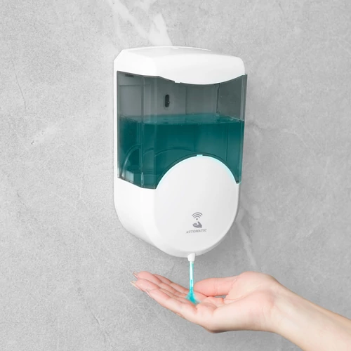Szenzoros szappanadagoló - 600 ml - fali - elemes