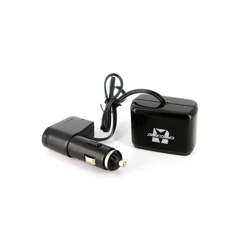 Szivargyújtóaljzatba csatlakoztatható 2-es elosztó + 1A USB