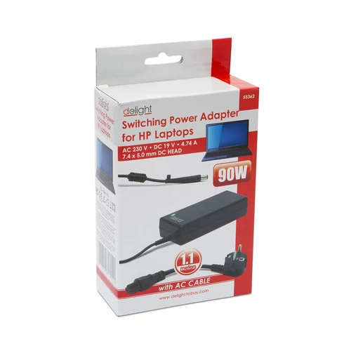 Laptop adapter - HP 90W / 19V / 4.74A 7,4 x 5,0 mm