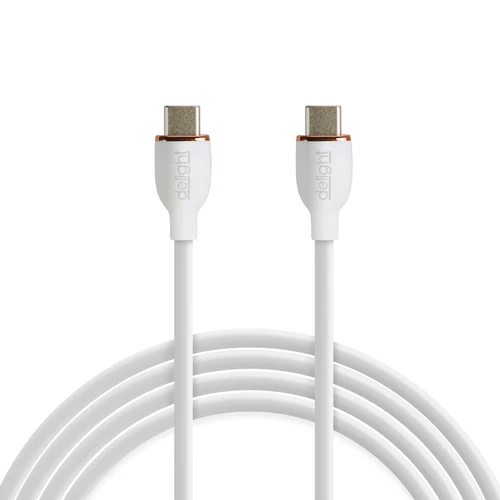 Adatkábel - Type-C / Type-C - fehér - 1 m - 3 A - 60 W