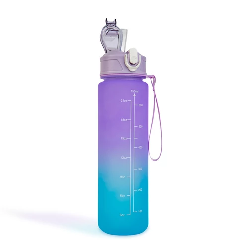 Sport kulacs - 750 ml - opálos - színátmenetes